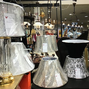 Lamp Shade -  Custom Soft Lined Design - Hand Sewn