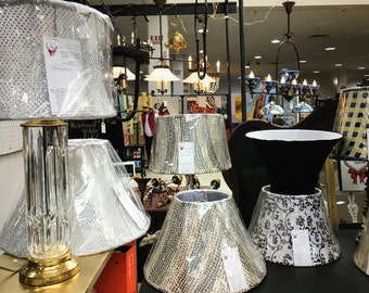 Design and Create Your Own Luxury Lamp Shade with Present Appeal - Soft Lined - Wire Frames - Hand Sewn