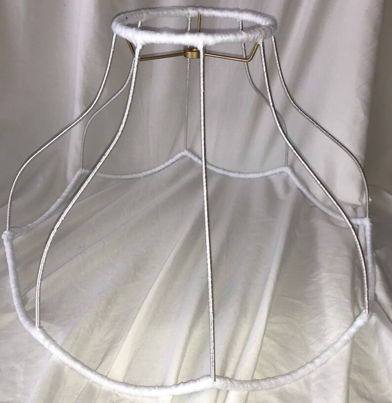 Lamp Shade Frames Before and After Foundation Preparation Etsy