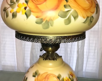 Lamp - Vintage - Floral Table Lamp