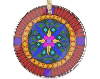 Rose Window Ornament