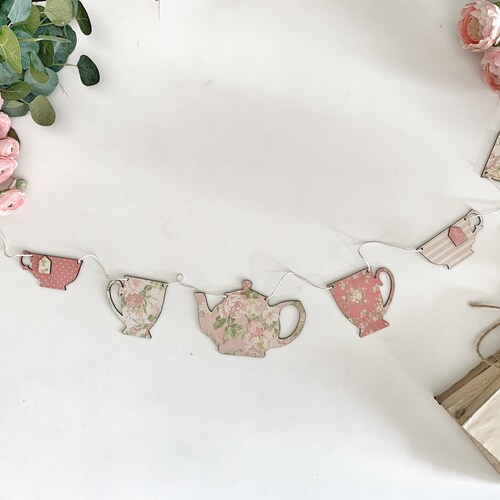 Tea Time Rustic Farmhouse Kitchen Wood Sign Framed Kitchen | Etsy