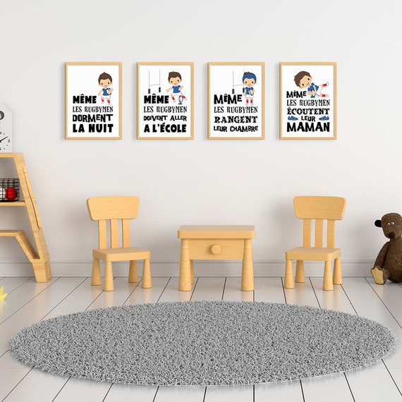 Promo Lot Of 4 Children S Posters With French Quotes On Etsy