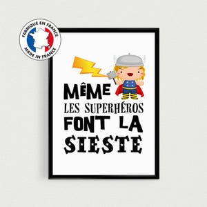 Affiche Citation Superheros Meme Les Superheros Tirent La Etsy