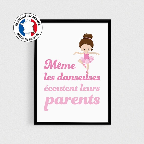 Affiche Citation En Francais Danseuse Etoileaffiche Pour Etsy France