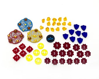 Set of Keyforge compatible tokens