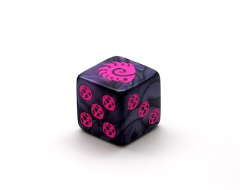 Dice set compatible with the SC TMG miniatures game - Laser engraved accessories for wargames