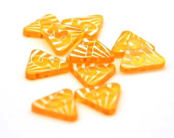 Set of threat tokens compatible with Champions LCG