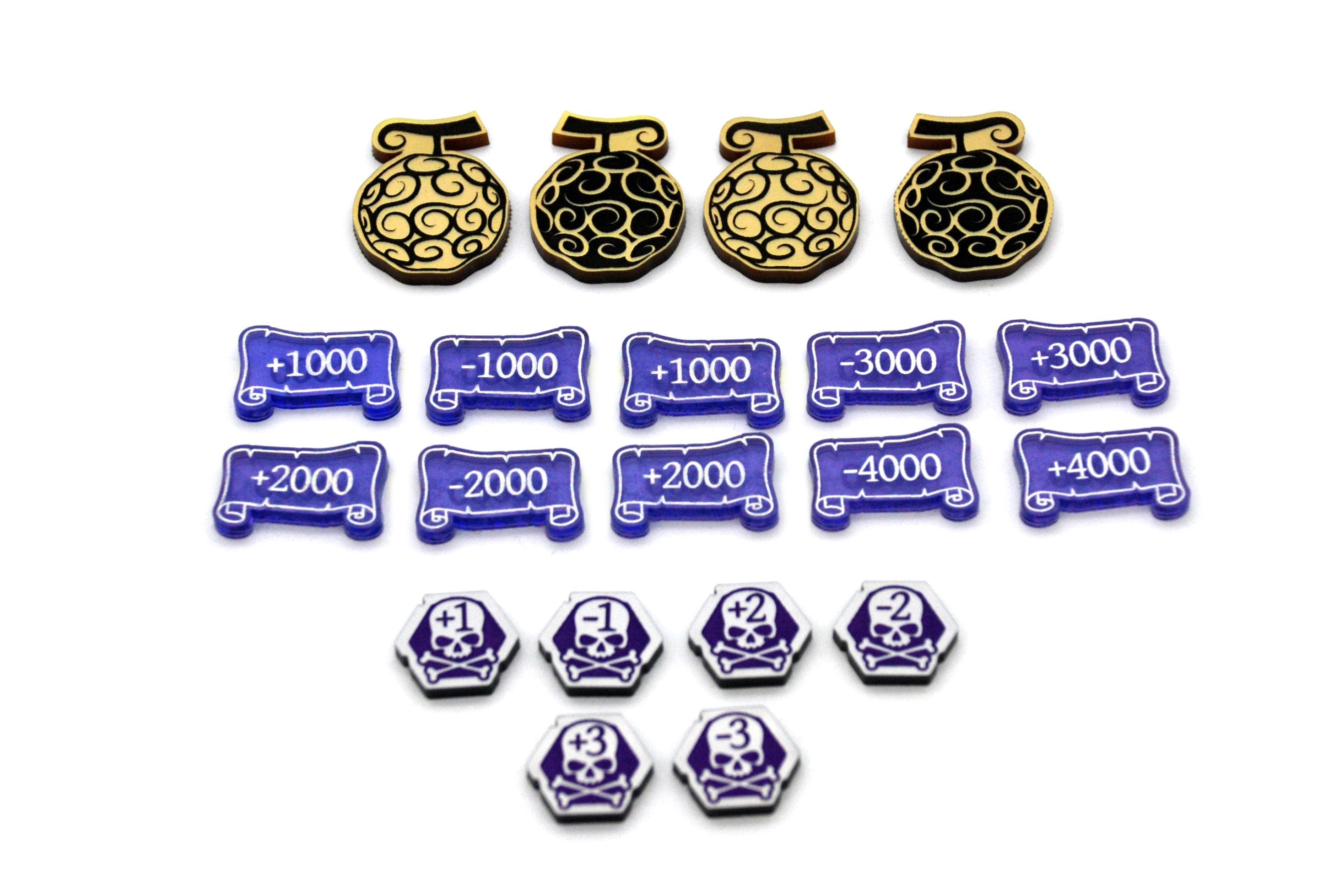 Token Set Compatible With One Piece TCG - Etsy