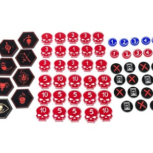Set de tokens compatibles con Warcry