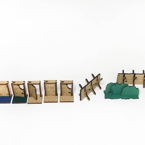 Set Medieval DOORS+BARRIERS