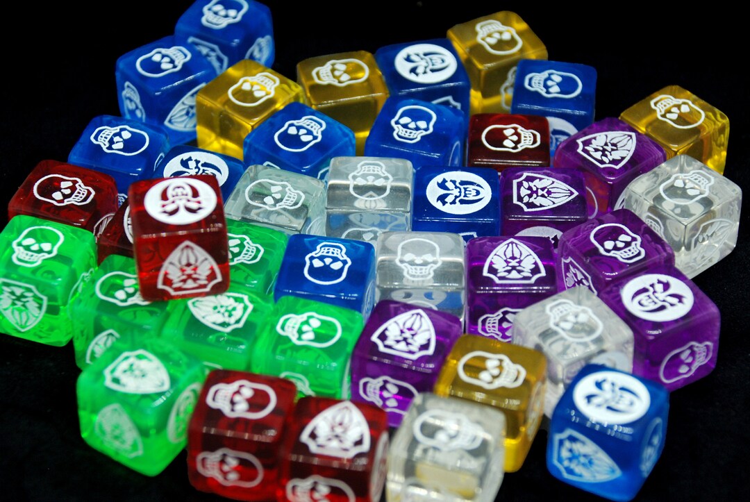 Set of 6 Combat Dice Compatible With Heroquest Etsy UK