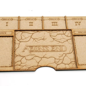 Player tray compatible with Aeon's End game