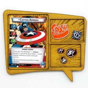 4er-Pack Charakterablagen, kompatibel mit Champions LCG