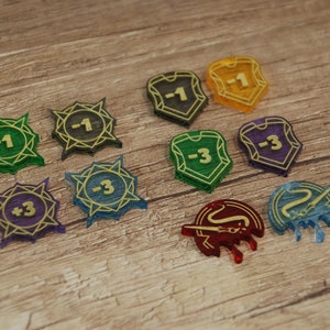 Set of tokens compatible with Lorcana TCG