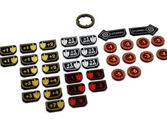 Token set compatible with the Riftbound TCG card game - acrylic accessories for card games