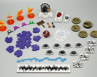 Marker set compatible with HeroQuest: The Wizards of Morcar