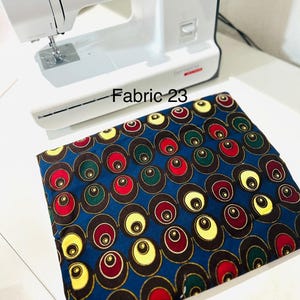 6 yards African print fabric / kitenge / wax print fabric / Mommadeuk / traditional print  / 23