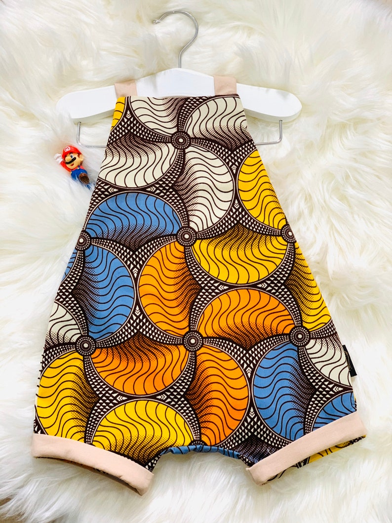 Ankara baby boy dungarees shorts / romper / kitenge kids Etsy