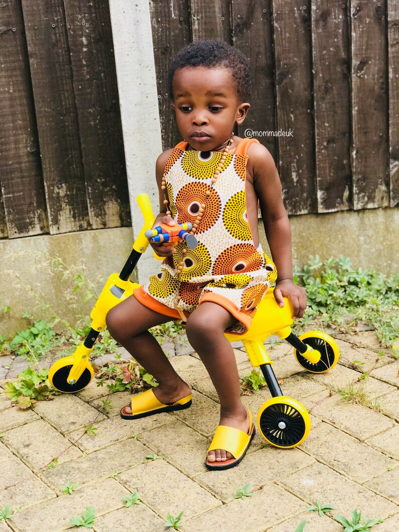 Ankara baby boy dungarees shorts / romper / kitenge kids Etsy