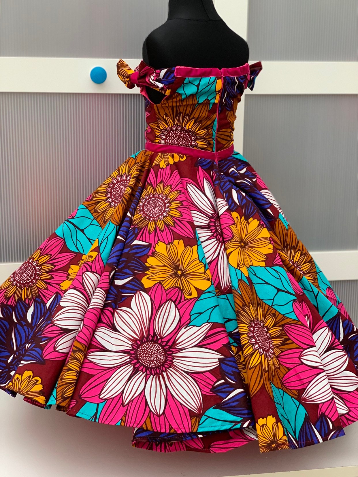 Ankara Baby Ball Gown My African Princess IZZY Special Etsy