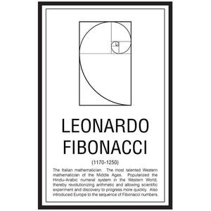 Math Poster, Printable Poster, Maths, Education. Mathematician, Fibonacci image 2