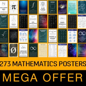 Mega Bundle Offer - 273 Math Posters