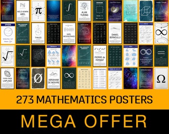 Mega Bundle Offer - 273 Math Posters