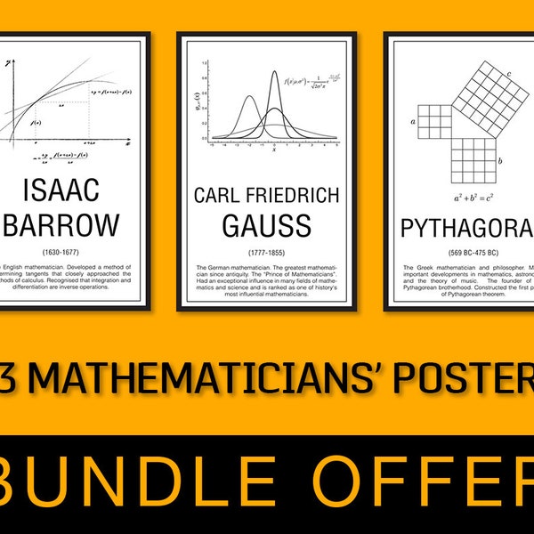 Poster di 43 matematici - Offerta Bundle