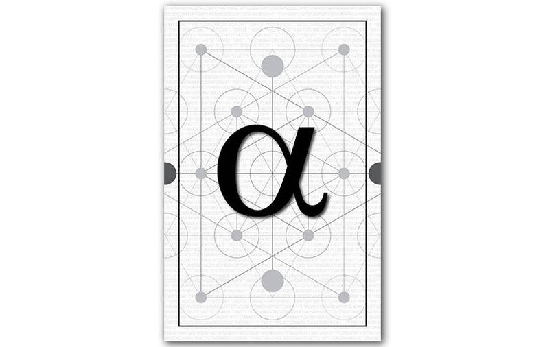 Alpha, Mathe Poster - Etsy.de