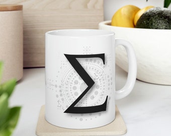 Sigma - Ceramic Mug 11oz - Mathematics Gift