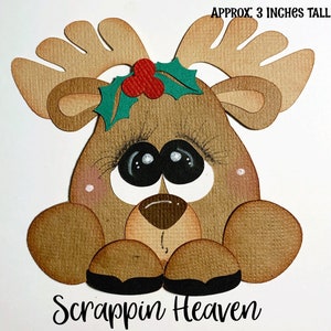 CHRISTMAS MOOSE 2 Premade Scrapbook Pages EZ Layout 330 