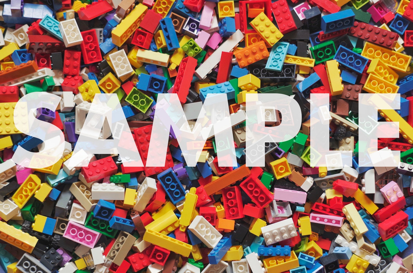 Kids Lego Toy Pieces Custom Wrapping Paper Print Bespoke Etsy