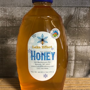 Raw Unfiltered Honey: Locust & Maple, Finger Lakes NY (3 lb)