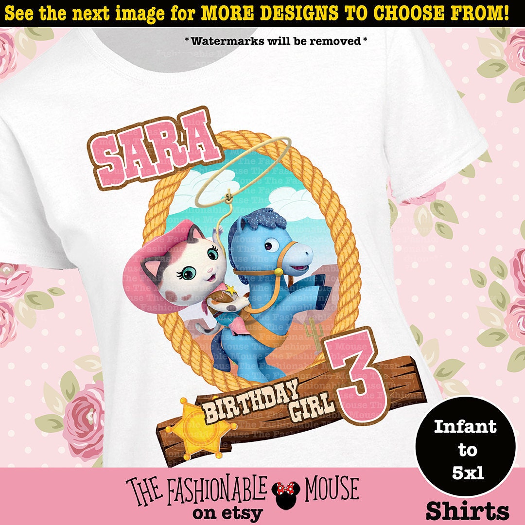 Sheriff Callie Birthday Shirts Disney Jr Family Birthday Etsy