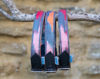 Teal Dog Collar | Recycled Bicycle Tube | Vegan | Handmade Eco friendly | Unisex