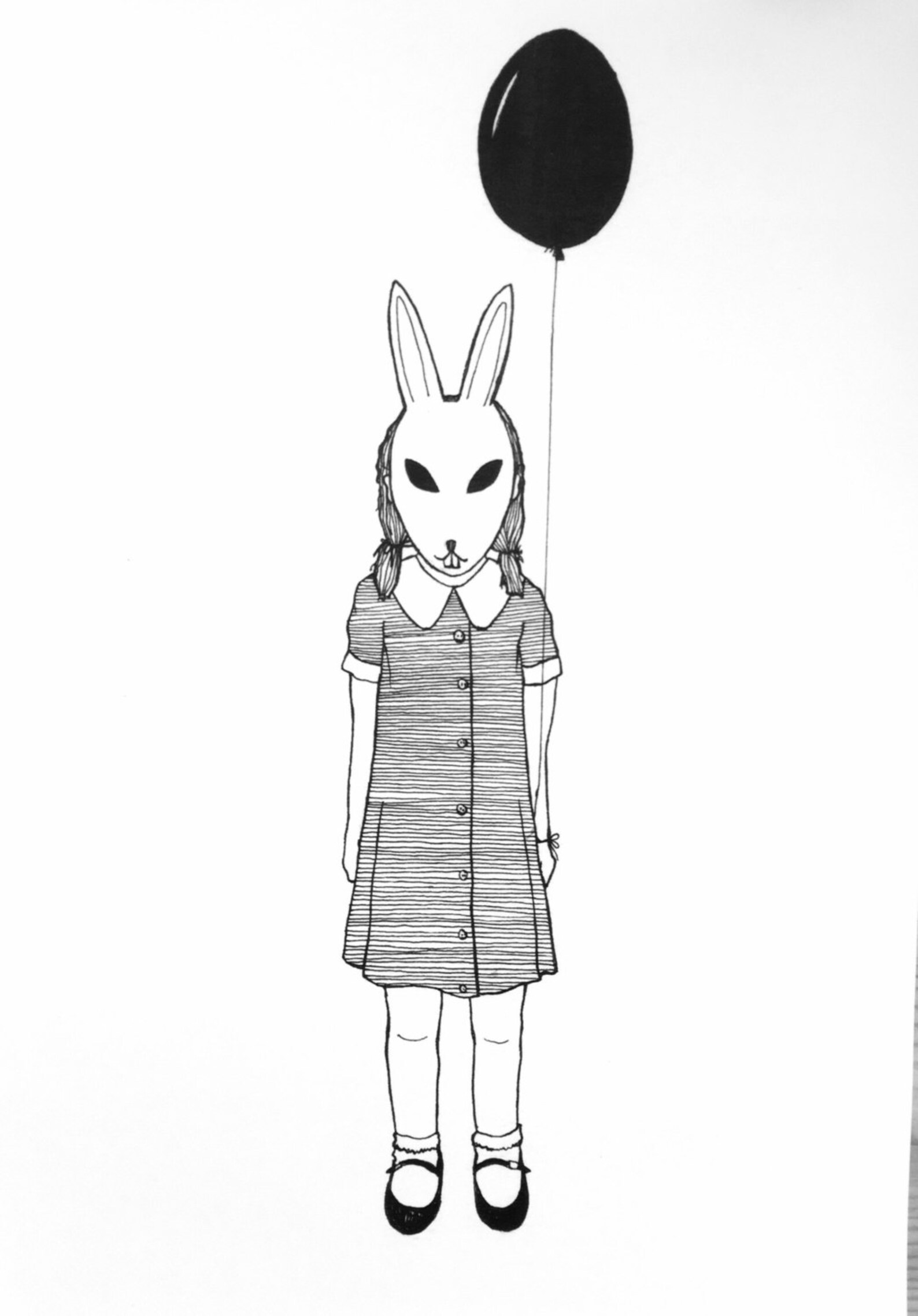 Set of prints black and white art quirky art prints wall Etsy