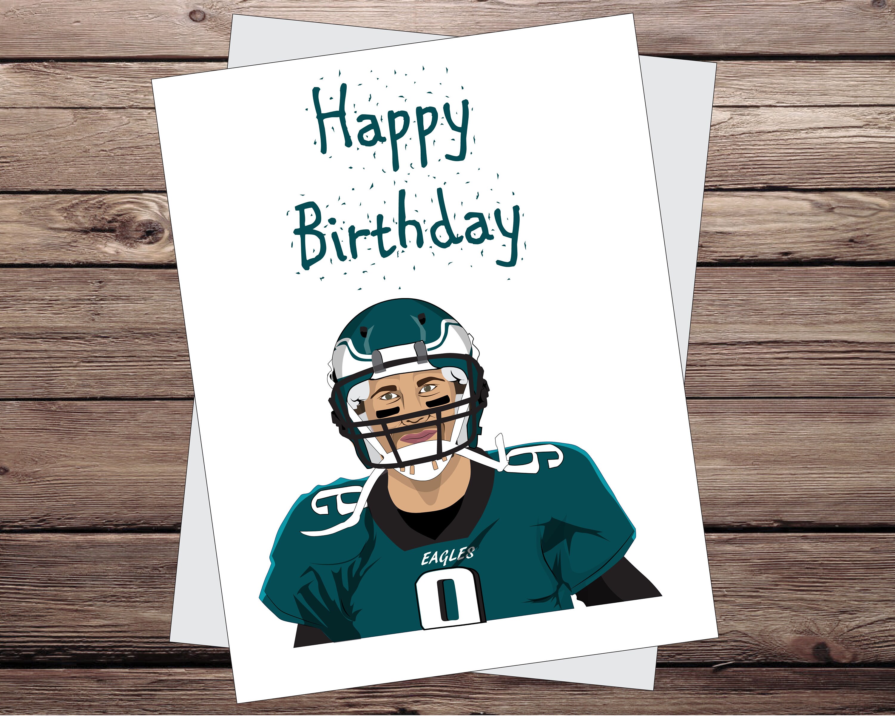 Philadelphia Eagles gift Nick Foles Birthday Funny Birthday | Etsy