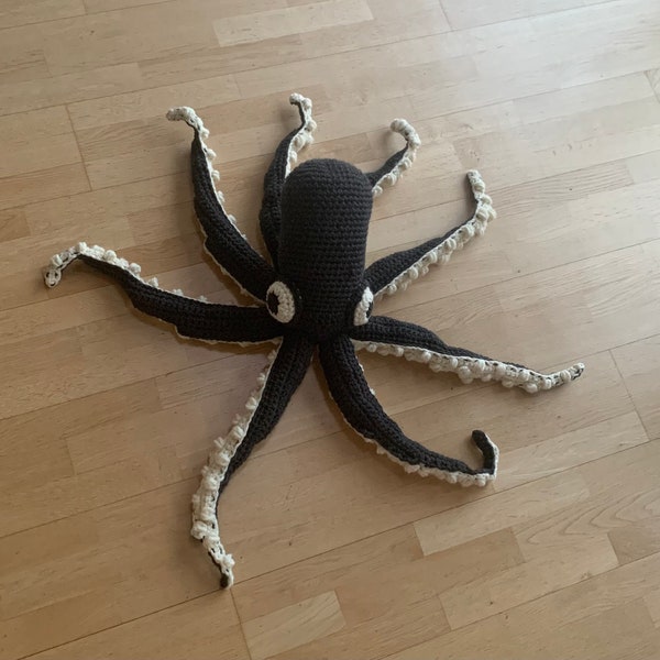 Fred the octopus crochet instructions pdf for immediate download octopus giant octopus