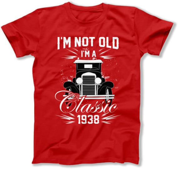80th Birthday Gift Ideas For Men Personalized T Shirt Custom Etsy