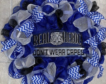 Police Wreath - READY TO SHIP