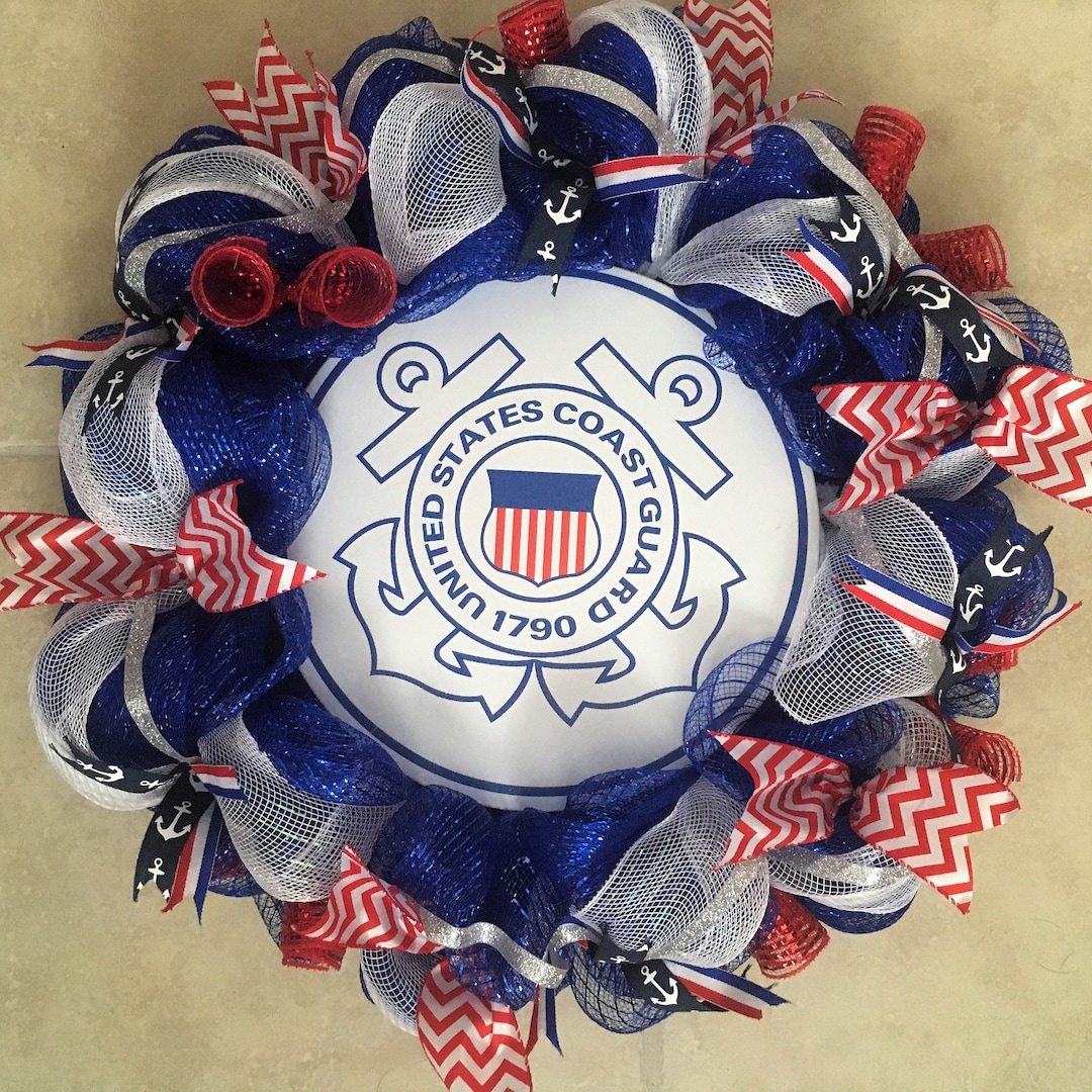 Coast Guard Wreath - Etsy