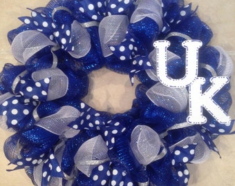 UK Wildcats Wreath