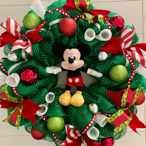 Mickey Mouse Christmas Wreath
