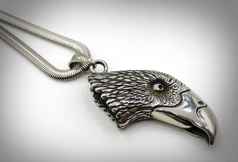 Eagle Necklace Wolf Necklace Choose Your Favorite Pendant - Skull Necklace Stainless Steel