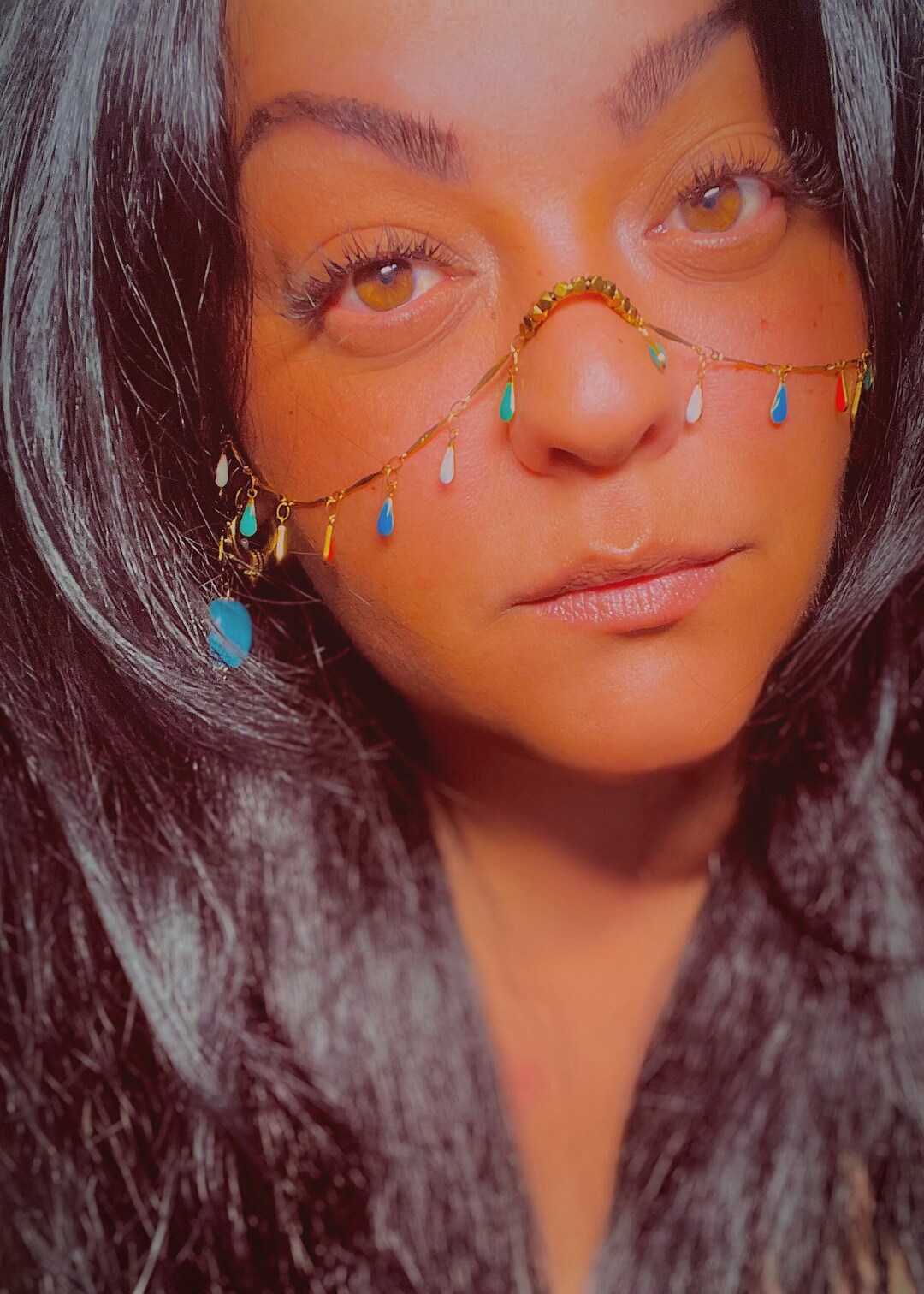 Nose Bridge, Face Jewelry, Wedding Jewelry, Festival Jewelry, Burning Man Jewelry, Face Chain