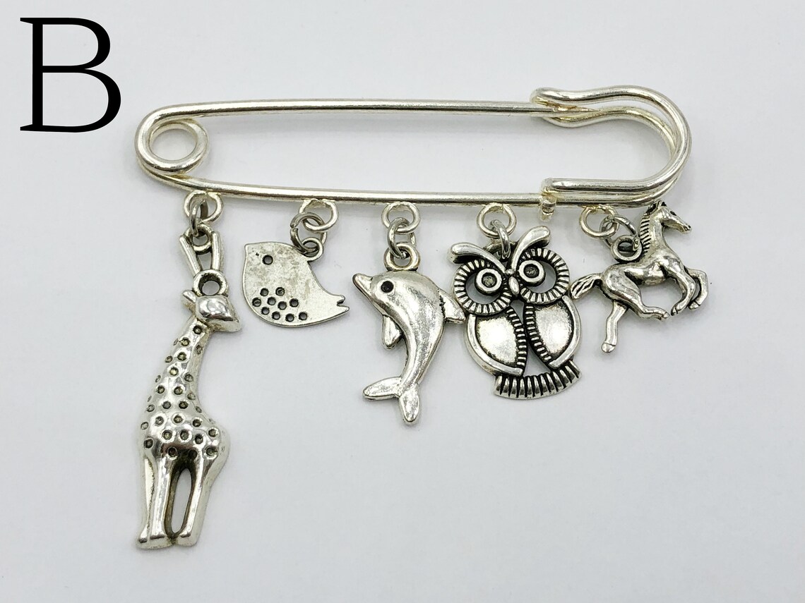 Safety Pin Safety Pin Charms Protection Baby Baby Shower Etsy UK