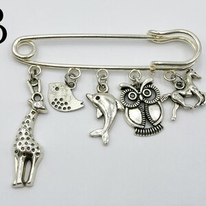 Safety Pin, Safety Pin Charms, Protection Baby, Baby Shower Gift, Duas Baby Pin, Hamsa Safety Pin, Namaste Gift, Safety Baby Pin, Stroller B
