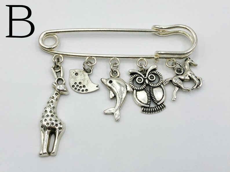 Safety Pin, Safety Pin Charms, Protection Baby, Baby Shower Gift, Duas Baby Pin, Hamsa Safety Pin, Namaste Gift, Safety Baby Pin, Stroller B