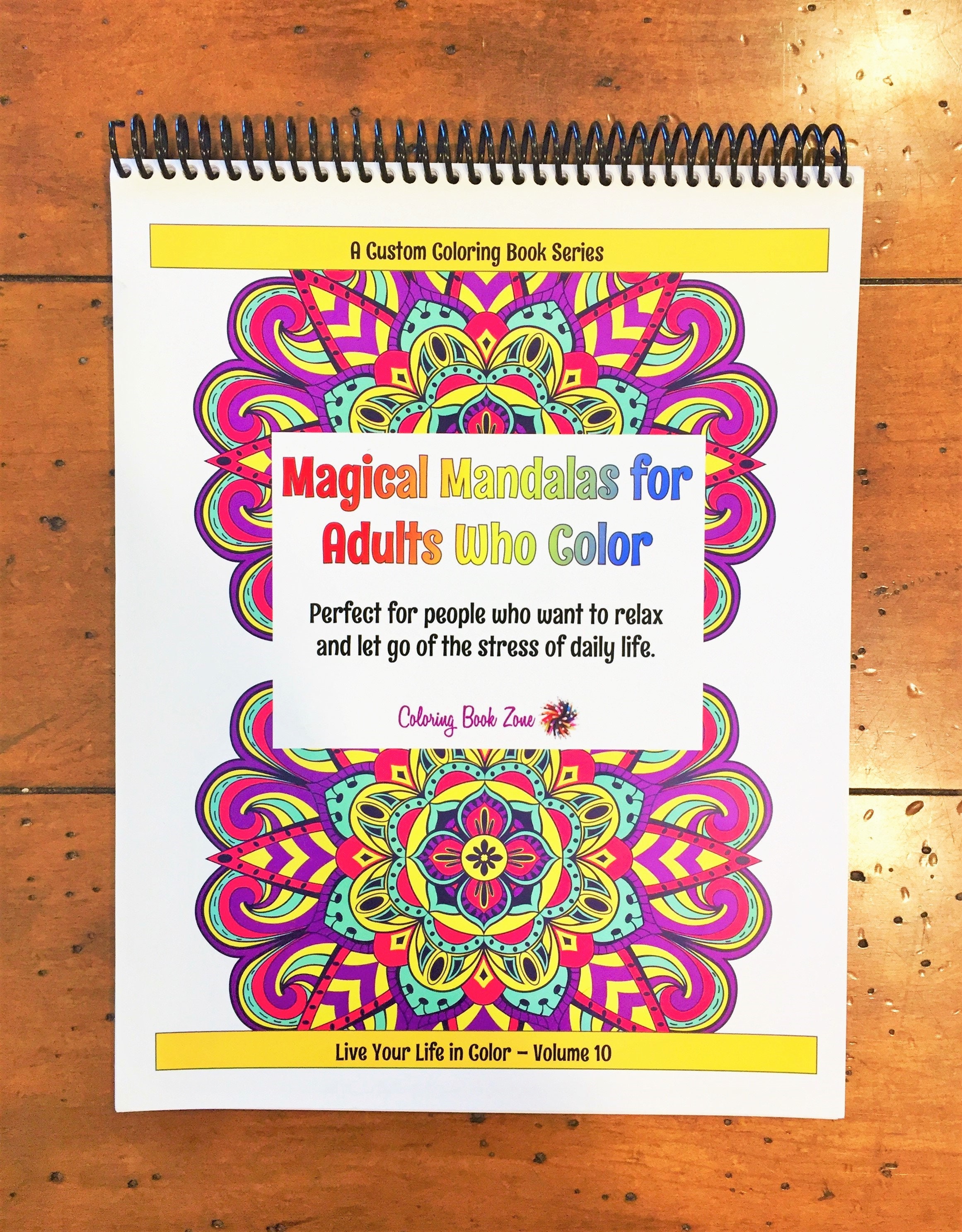 Download Magical Mandalas For Adults Who Color Etsy